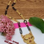 Women 1 Gram Gold Plated Mangalsutra