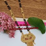 Women 1 Gram Gold Plated Mangalsutra