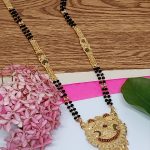 Women 1 Gram Gold Plated Mangalsutra