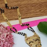 Women 1 Gram Gold Plated Mangalsutra