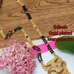 Women 1 Gram Gold Plated Mangalsutra
