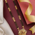 3 Line 1 Gram Gold Plated 24 Inch trending Mangalsutra for Women