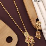 Copper Mala set with Earrings