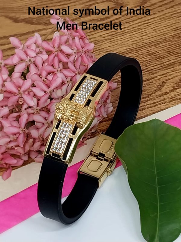 1 Gram Gold Forming Bracelet For Men