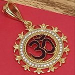 Men Designer 1 gram Micro plated pendant