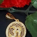 Men Designer 1 gram Micro plated pendant