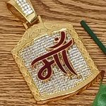 BIG Size  Designer 1 gram Micro plated pendant