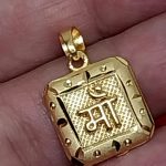 1 Gram Gold plated pendant