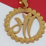 Men Designer 1 gram Micro plated MAA pendant